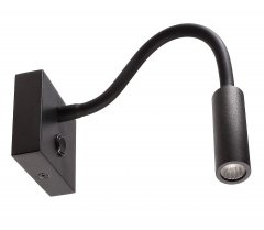 Deko-Light LED Wandaufbauleuchte Brahe I Eckig 3,3W 165lm 3000K Schwarz