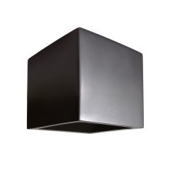 Deko-Light Wandaufbauleuchte Cube G9 Gips Schwarz