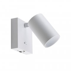 Deko-Light Wandaufbauleuchte Can Tilt eckig USB 1x GU10 Wei�