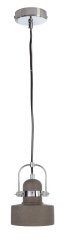 Deko-Light Pendelleuchte Pavonis E27 Beton Dunkelgrau 342104
