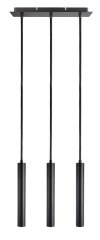 Deko-Light LED Pendelleuchte Slim 3x5W 3000K 1500lm Schwarz