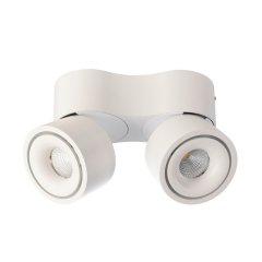 Deko-Light Deckenaufbauleuchte Uni II Mini Double Tilt 15W Dimmbar 3000K Wei�