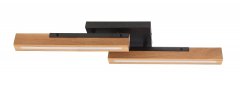 Deko-Light Deckenaufbauleuchte Madera 15W 3000K Braun