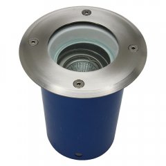 Heitronic Bodeneinbaustrahler Spandau rund schwenkbar GU10 IP67