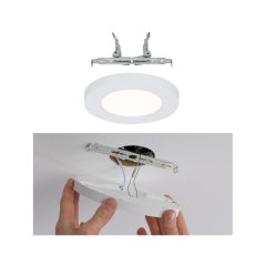 Paulmann 3725 LED Einbaupanel Cover-it rund 116mm 4,5W 400lm 3000K Wei� matt