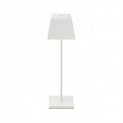 Sigor Akku-Tischleuchte Nuindie 370mm schneewei� eckig 2,2W FlexMood 2200K/2700K IP54 168/197lm Ra85