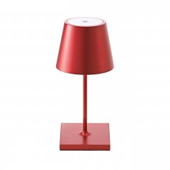 Sigor Akku-Tischleuchte Nuindie mini 250mm kirschrot 2,2W FlexMood 2200K/2700K IP54 168/197lm Ra85 d