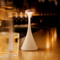 Sigor Akku-Tischleuchte Nudrop mini d�nenbeige 210mm 1,8W Flex-Mood 2200K/2700K IP54 133lm Ra85 dim