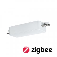Paulmann 50051 URail Schienenadapter Smart Home Zigbee 3.0 Dimm/Switch 155x56mm Wei�
