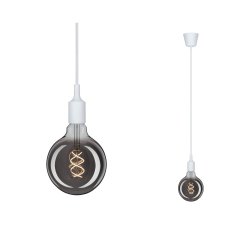 Paulmann 50383 Neordic Pendelleuchte Ketil E27 max. 60W Wei� dimmbar Silikon/Kunststoff