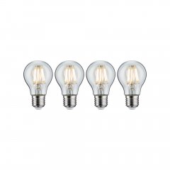 Paulmann 5084 Filament Set LED Birne E27 230V 4x806lm 4x7W 2700K Klar