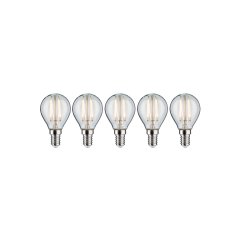 Paulmann 5090 Filament Set LED Tropfen E14 230V 5x250lm 5x2,6W 2700K Klar