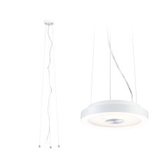 Paulmann 5312 LED Deckenleuchte Volea 3000K 950lm 230V 3,5W / 13W dimmbar Wei�/Silber