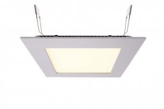 Deko-Light Deckeneinbauleuchte LED Panel Square 15 13W 1000lm 2700K Grau