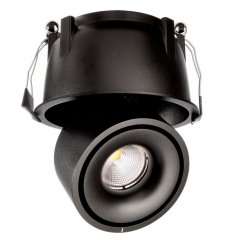 Deko-Light LED Deckeneinbauleuchte Uni II Tilt 12W 1035lm dimmbar 3000K Schwarz