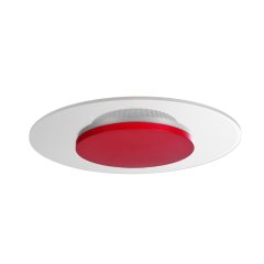 Deko-Light Deckenaufbauleuchte Zaniah 290mm 12W Dimmbar 3000K Cover Rot