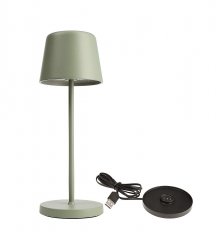 Deko-Light LED Akkuleuchte Canis Mini 2,3W 110lm 2200/3000K Gr�ngrau Dimmbar 3.7 V/DC