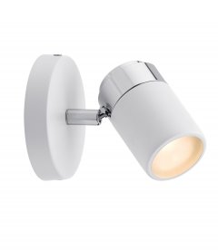 Paulmann 66710 Spotlight Zyli IP44 GU10 230V max. 10W dimmbar Wei�/Chrom