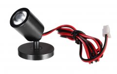 Deko-Light Vitrinenleuchte Herculis magnetic 1W 3000K Schwarz