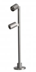 Deko-Light Vitrinenleuchte Herculis Double 200mm 2W 3000K Silber