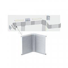 Paulmann 70272 LED Strip Profil Duo Verbinder Inside Corner 2er Set Alu matt