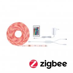Paulmann 70534 SimpLED LED Strip Smart Home Zigbee 3.0 RGB Komplettset 5m beschichtet 20W 90lm/m