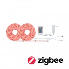 Paulmann 70535 SimpLED LED Strip Smart Home Zigbee 3.0 RGB Komplettset 10m beschichtet 26W 90lm/m