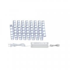 Paulmann 70665 MaxLED 500 LED Strip Basisset 3m Tageslichtwei� beschichtet 18W 550lm/m 6500K 36VA