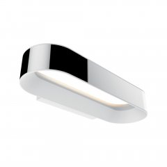 Paulmann 70948 LED Wandleuchte Agena IP44 2700K 1200lm 230V 20W dimmbar Chrom/Wei� matt