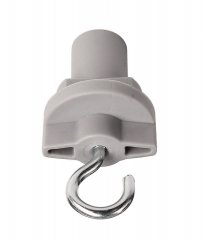 Deko-Light 3-Phasen Schienensystem D Line Schilderhaken Fenstergrau RAL 7040 710061