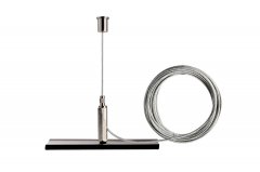 Deko-Light 3-Phasen Schienensystem D Line/Dali Seilabh�ngungshalter Mini mit 5,0m Abh�ngeseil Graphi