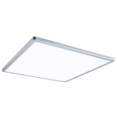 Paulmann 71009 LED Panel 3-Step-Dim Atria Shine Backlight eckig 420x420mm 22W 2200lm 4000K Chrom mat