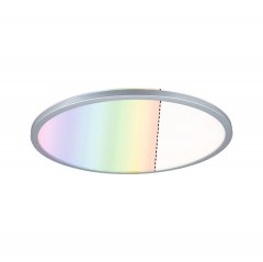 Paulmann 71019 LED Panel Atria Shine Backlight rund 420mm 20W 2200lm RGBW Chrom matt dimmbar
