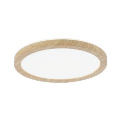 Paulmann 71032 LED Panel Atria Shine Backlight IP44 rund 190mm 11,2W 850lm 4000K Holzoptik