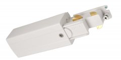 Deko-Light 3-Phasen Schienensystem D Line DALI elektrischer Einspeiser rechts wei�