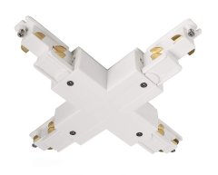 Deko-Light 3-Phasen Schienensystem D Line DALI X-Verbinder links links rechts rechts wei�