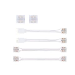 Paulmann 71058 MaxLED Zubeh�r Connector Set COB RGBW Wei�/Transparent