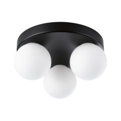 Paulmann 71069 Selection Bathroom Deckenleuchte Gove IP44 G9 max. 3x20W dimmbar Schwarz matt/Satin