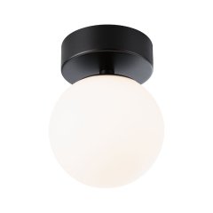 Paulmann 71071 Selection Bathroom LED Deckenleuchte Gove IP44 3000K 400lm 230V 5W Schwarz matt/Satin