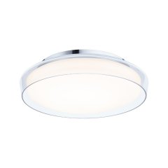 Paulmann 71075 Selection Bathroom LED Deckenleuchte Luena IP44 3000K 860lm 230V 16,5W Glas/Chrom