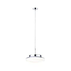 Paulmann 71080 Selection Bathroom LED Pendelleuchte Luena IP44 3000K 600lm 11,5W Glas/Chrom