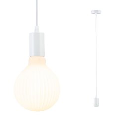 Paulmann 71135 Pendelleuchte Ravi IP44 E27 max. 60W Wei� matt