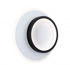 Paulmann 71165 LED Wandleuchte 2Form 4000K 1320lm 230V 9,5W / 7W Wei�/Schwarz