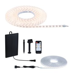 Paulmann 71195 LED Stripe Solar inkl. Fernbedienung 10m IP44 3,2W 28lm/m 60 LEDs/m 3000K