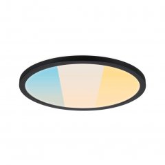 Paulmann 71276 LED Panel Atria Shine IP44 rund 298mm 14,8W 2250lm 3000 - 6500K Schwarz