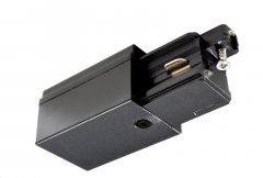 Deko-Light 1-Phasen Schienensystem D One Einspeiser links schwarz