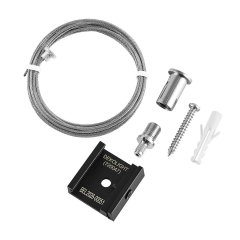 Deko-Light D One Abh�ngehalter CURVED 3m Seil Schwarz