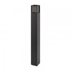 Deko-Light Pollerleuchte Facado II eckig get�nt 1000mm 1x E27 IP65 Dunkelgrau