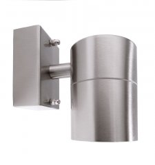 Deko-Light Wandaufbauleuchte Zilly Down GU10 IP44 Edelstahl 731005