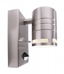 Deko-Light Wandaufbauleuchte Zilly II Down Motion GU10 IP44 Edelstahl 731009